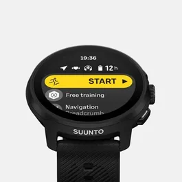 שעון ספורט וכושר 251384 דגם RUN בצבע All Black (Silicone Strap) מבית SUUNTO