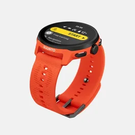שעון ספורט וכושר 251388 דגם RUN בצבע כתום Coral Orange (Silicone Strap) עם רצועת סיליקון מבית SUUNTO