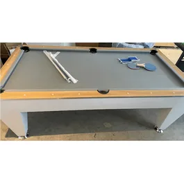 שולחן סנוקר משולב מעץ 251542 בצבע לבן