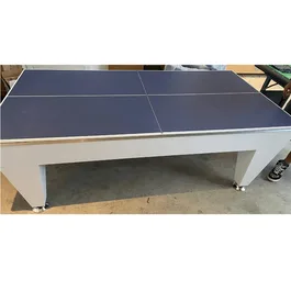 שולחן סנוקר משולב מעץ 251542 בצבע לבן