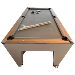 שולחן סנוקר משולב מעץ 251542 בצבע לבן