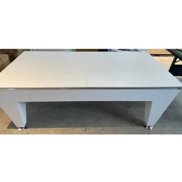 שולחן סנוקר משולב מעץ 251542 בצבע לבן