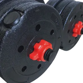 סט משקולות בטון עד 20 ק"ג כולל מוט מאריך 261558 מבית CITYSPORT