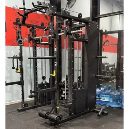 מכשיר קומבו מקצועי לחדרי כושר 261569 במשקל 120 ק"ג*3 משקל מובנה מבית CITYSPORT