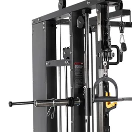 מכשיר קומבו מקצועי לחדרי כושר 261569 במשקל 120 ק"ג*3 משקל מובנה מבית CITYSPORT