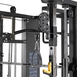 מכשיר קומבו מקצועי לחדרי כושר 261569 במשקל 120 ק"ג*3 משקל מובנה מבית CITYSPORT