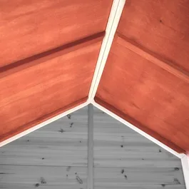 בית עץ לילדים 261583 כולל גג אטום למים, תוצרת הולנד - צבע אפור