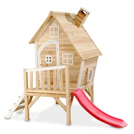 בית עץ לילדים טבעי וגבוה 261588 תוצרת הולנד