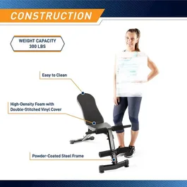 ספת כושר רב-תכליתית ומתקפלת 261623 דגם SB228 מבית Marcy