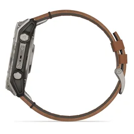 שעון ספורט חכם 261643 דגם fēnix® 8 AMOLED Sapphire TITANIUM בקוטר 51 מ"מ בית GARMIN