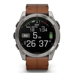 שעון ספורט חכם 261643 דגם fēnix® 8 AMOLED Sapphire TITANIUM בקוטר 51 מ"מ בית GARMIN