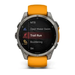 שעון ספורט חכם 261646 דגם fēnix® 8 AMOLED Sapphire TITANIUM בקוטר 47 מ"מ בית GARMIN