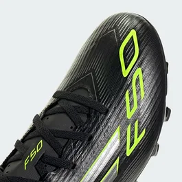 נעלי כדורגל דשה לבוגרים 261783 דגם F50 Club Firm ADIDAS בצבע שחור
