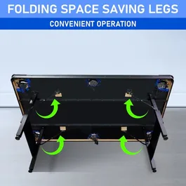 שולחן ביליארד מתקפל 261857 בגודל 7 פיט דגם Foldable Pool Table
