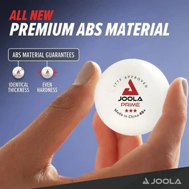 כדורי פינג פונג 3 כוכבים 261958 (מארז 3/6) JOOLA Table Tennis Ball Prime*** 40+