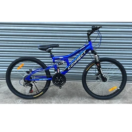 אופני הרים 262056 בגודל 20", 24", 26" שלדת ברזל, שיכוך מלא ובולמי דיסק מבית CITYSPORT