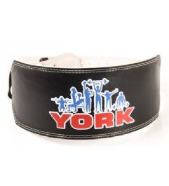 חגורת עור רחבה למרימי משקולות YORK