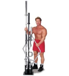 סטנד איכותי OBH-5 לאחסנת 5 מוטות אולימפיים BODY SOLID