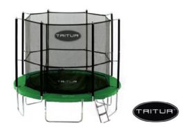 טרמפולינה מקצועית בגודל 12 פיט (קוטר 3.6 מטר) מבית TRITUR