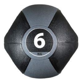 כדור כח עם ידיות 6 ק"ג גומי PURE