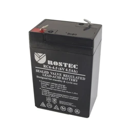 מצבר עופרת 250835 בעוצמה 6V - 4.5AH במידה 10/5/7 ס"מ