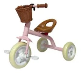 תלת אופן ברזל לילדים 251201 דגם קלאסי עם סלסלה