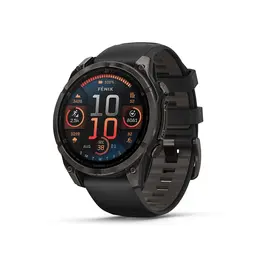 שעון ספורט חכם 251222 דגם FENIX 8 AMOLED SAPPHIRE TITANIUM - בקוטר 47 מ"מ מבית GARMIN