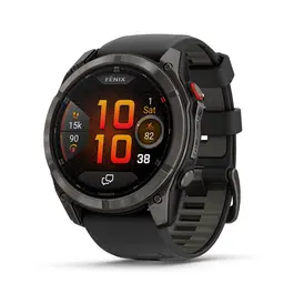שעון ספורט חכם 251228 FENIX 8 Pro AMOLED Sapphire Carbon grey DLC titanium - קוטר 51 מ"מ מבית GARMIN
