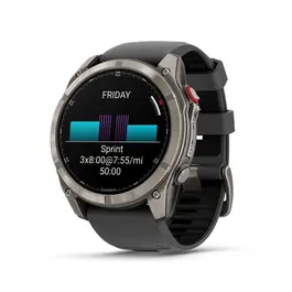 שעון ספורט חכם 251229 FENIX 8 Pro AMOLED Sapphire titanium - קוטר 51 מ"מ מבית GARMIN
