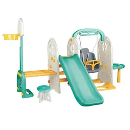 מתקן משולב לחצר 251313 כולל מגלשה ונדנדה - איכותי ויציב מבית CITYSPORT