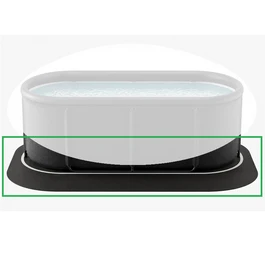 משטח הגנה לאמבטיית קרח אובלית 261848 מבית CITYSPORT